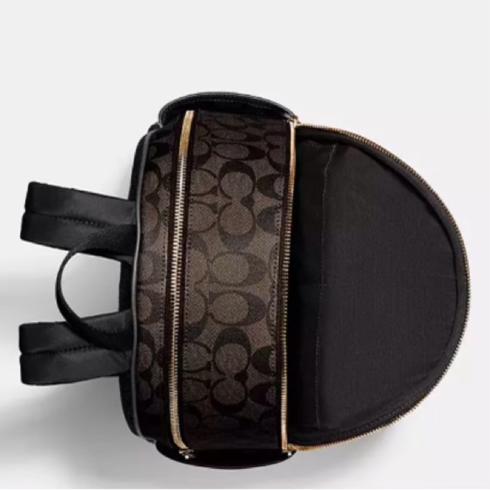 COACH Court Backpack In Signature Canvas - Picture 4 of 10